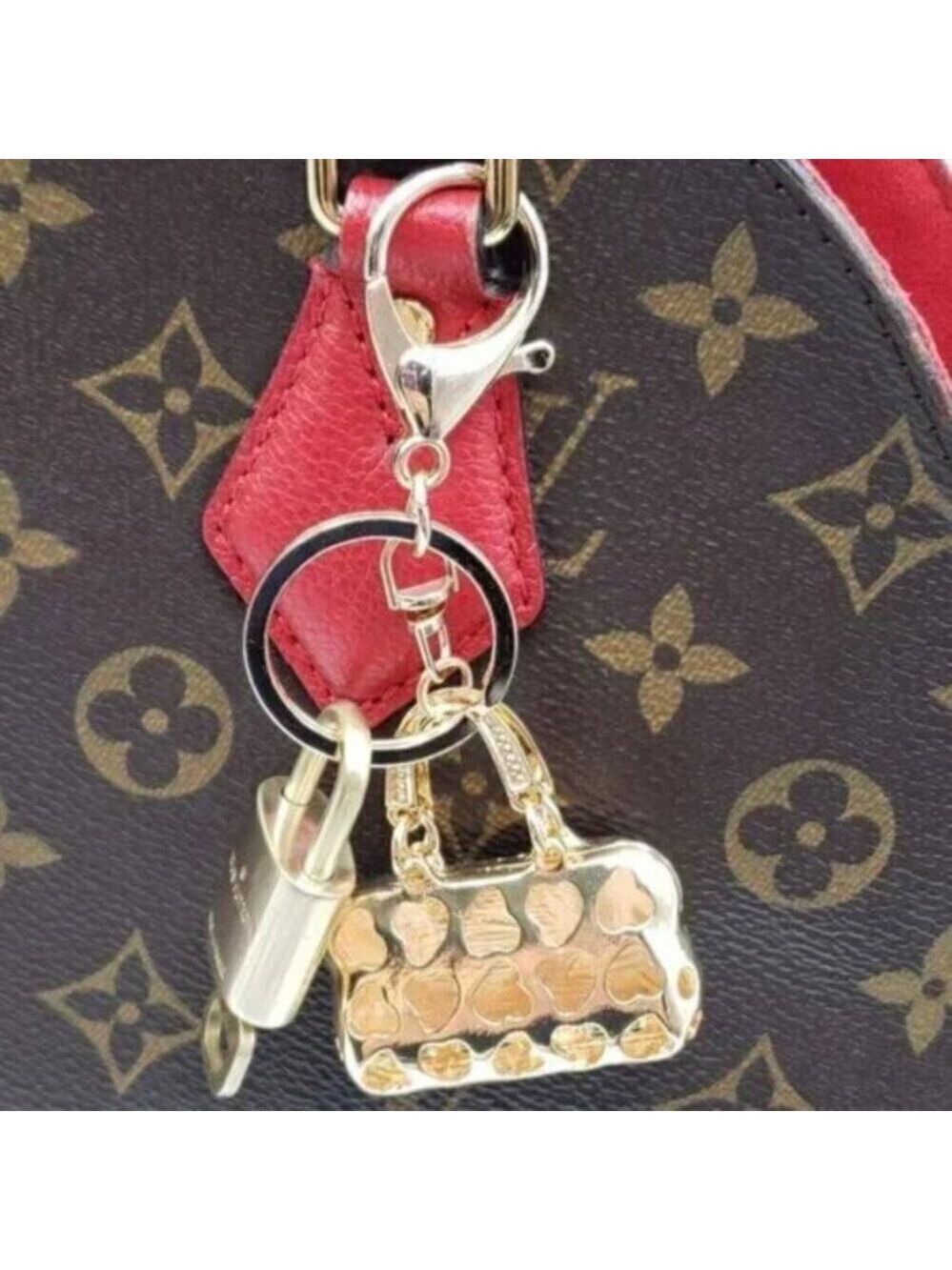 Louis Vuitton Gold Lock & Key 🔑 Authentic LV Unbranded Bag Keychain Charm - Picture 7 of 10